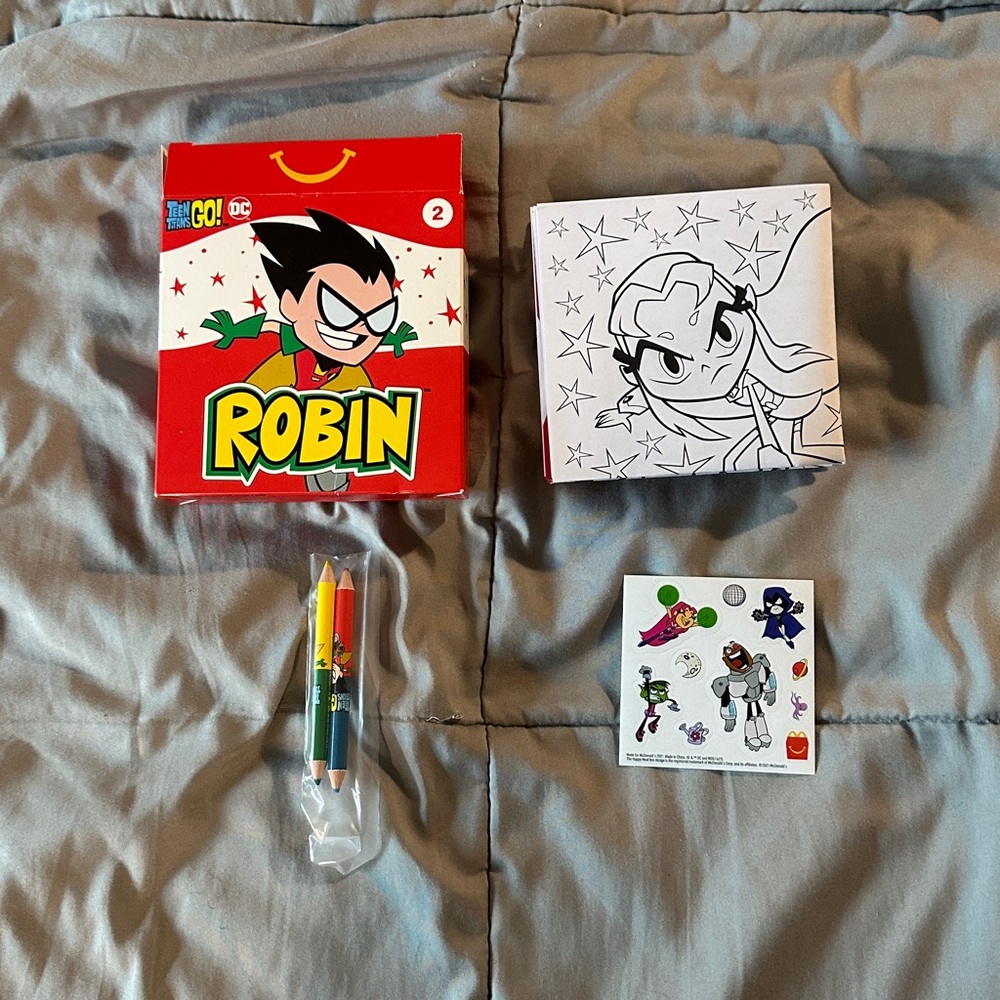 McDonald’s Happy Meal Toy Teen Titans Go! ROBIN #2 DC Comics 2022 New In Box NIB